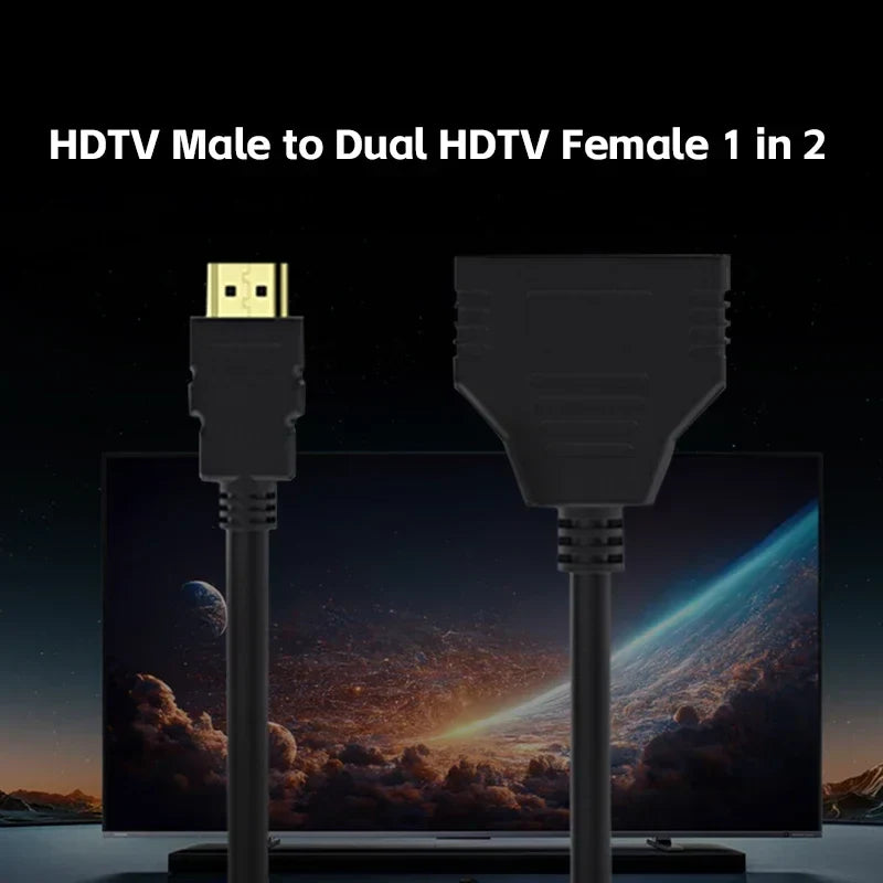 Splitter HDTV 1 a 2 (1080P)
