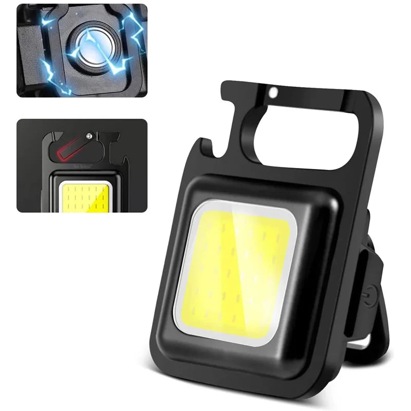 Mini Linterna Llavero Magnética COB