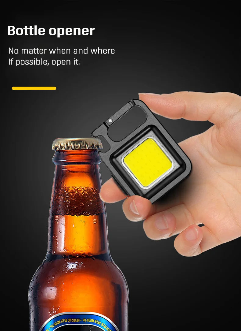 Mini Linterna Llavero Magnética COB