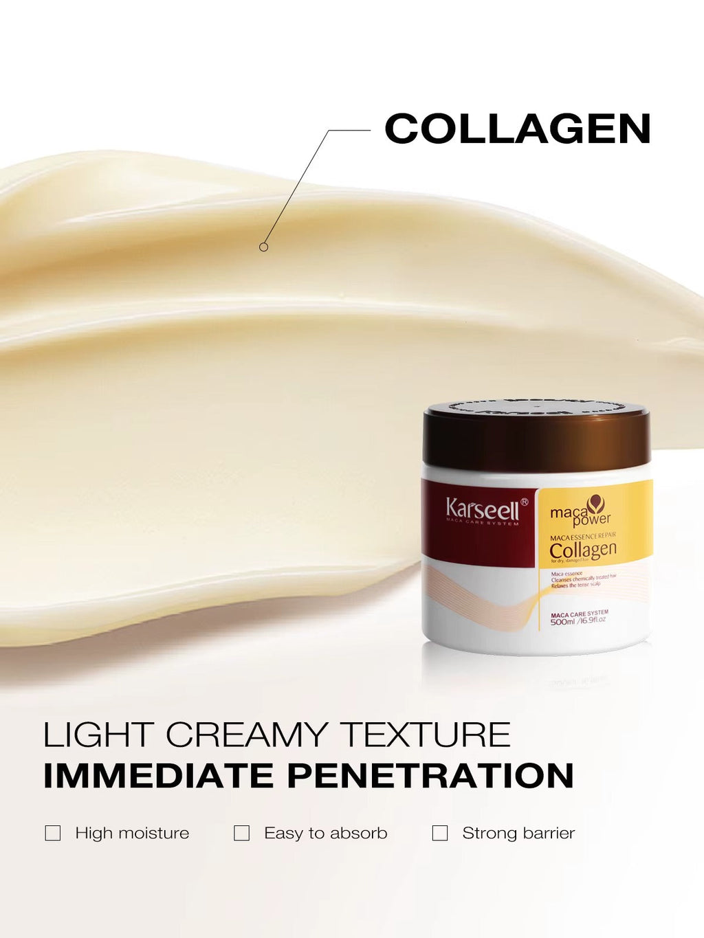 Mascara Hidratante Con Colageno Karseell