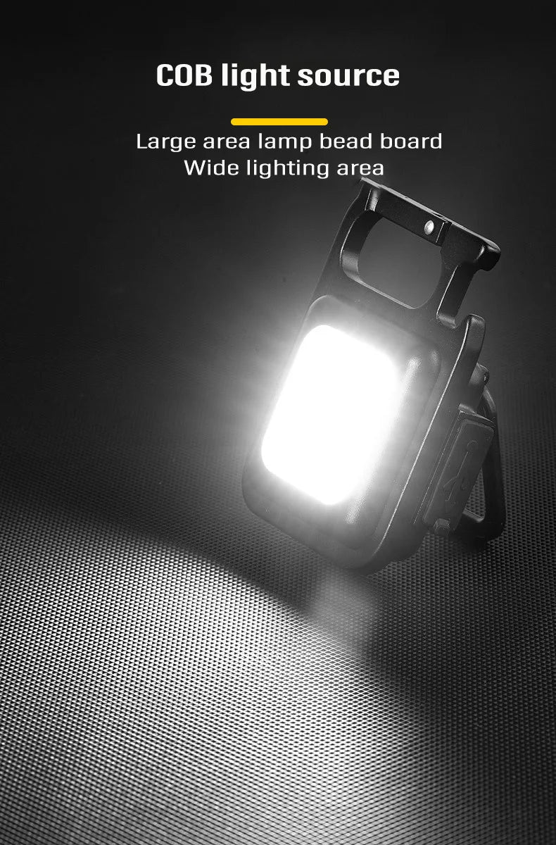 Mini Linterna Llavero Magnética COB