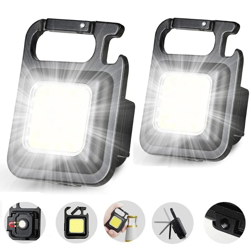 Mini Linterna Llavero Magnética COB