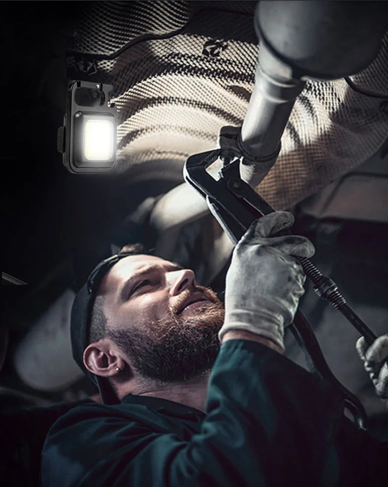 Mini Linterna Llavero Magnética COB